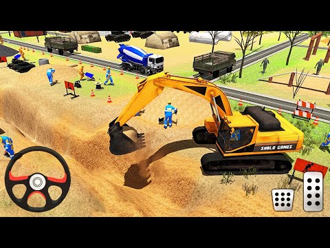 City Road Builder Construction 3D - Highway JCB Excavator Simulator - Android GamePlay
