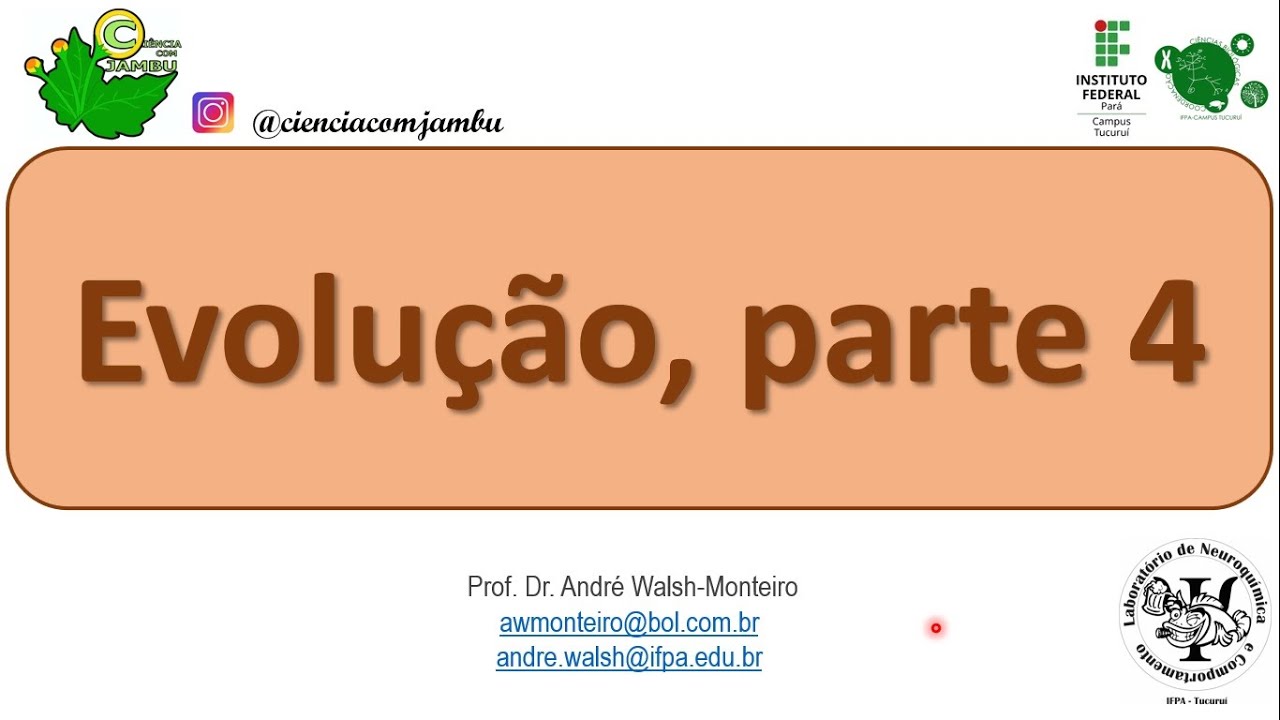 Evolução (E.M./ENEM): Argumentos pró-Evolução, aula 4