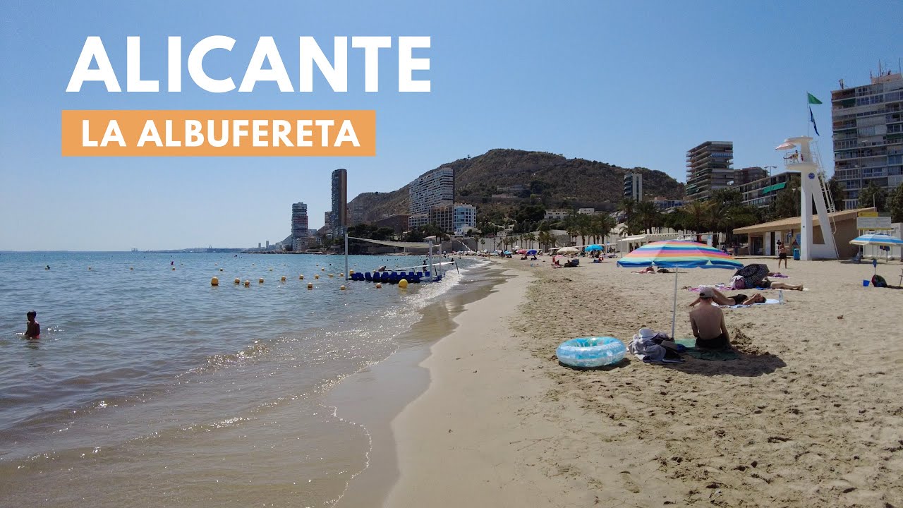 Alicante Beach Walk 2023 -  La Albufereta / SPAIN
