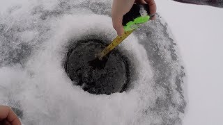 Metro Ice Report- First Holes Drilled!