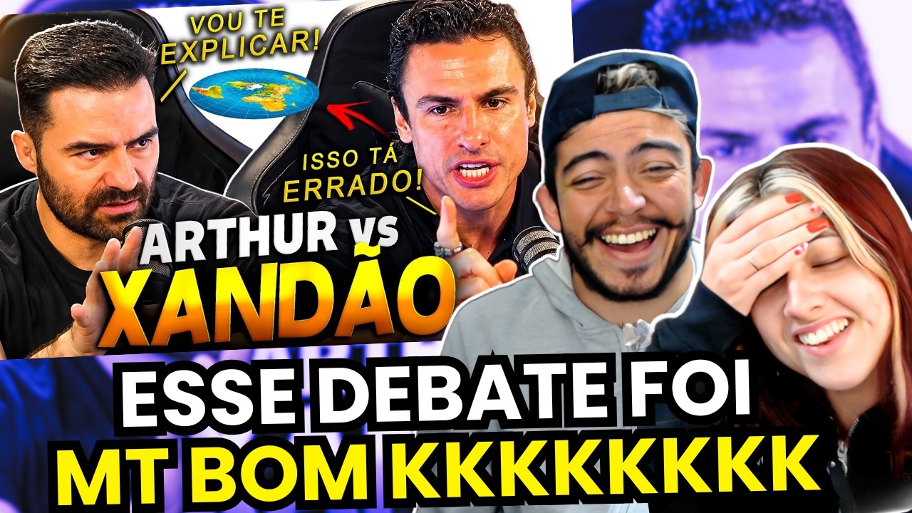 SUPER XANDÃO DISCUTE com ARTHUR DO VAL SOBRE A TERRA PLANA e GRAVIDADE! IRONTALKS | REACT