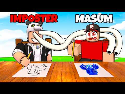 Roblox Catch The Artist'te IMPOSTOR OLARAK HİLE YAPTIM !