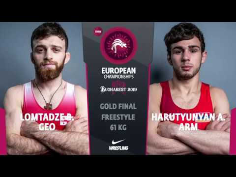 GOLD FS - 61 kg: B. LOMTADZE (GEO) v. A. HARUTYUNYAN (ARM)