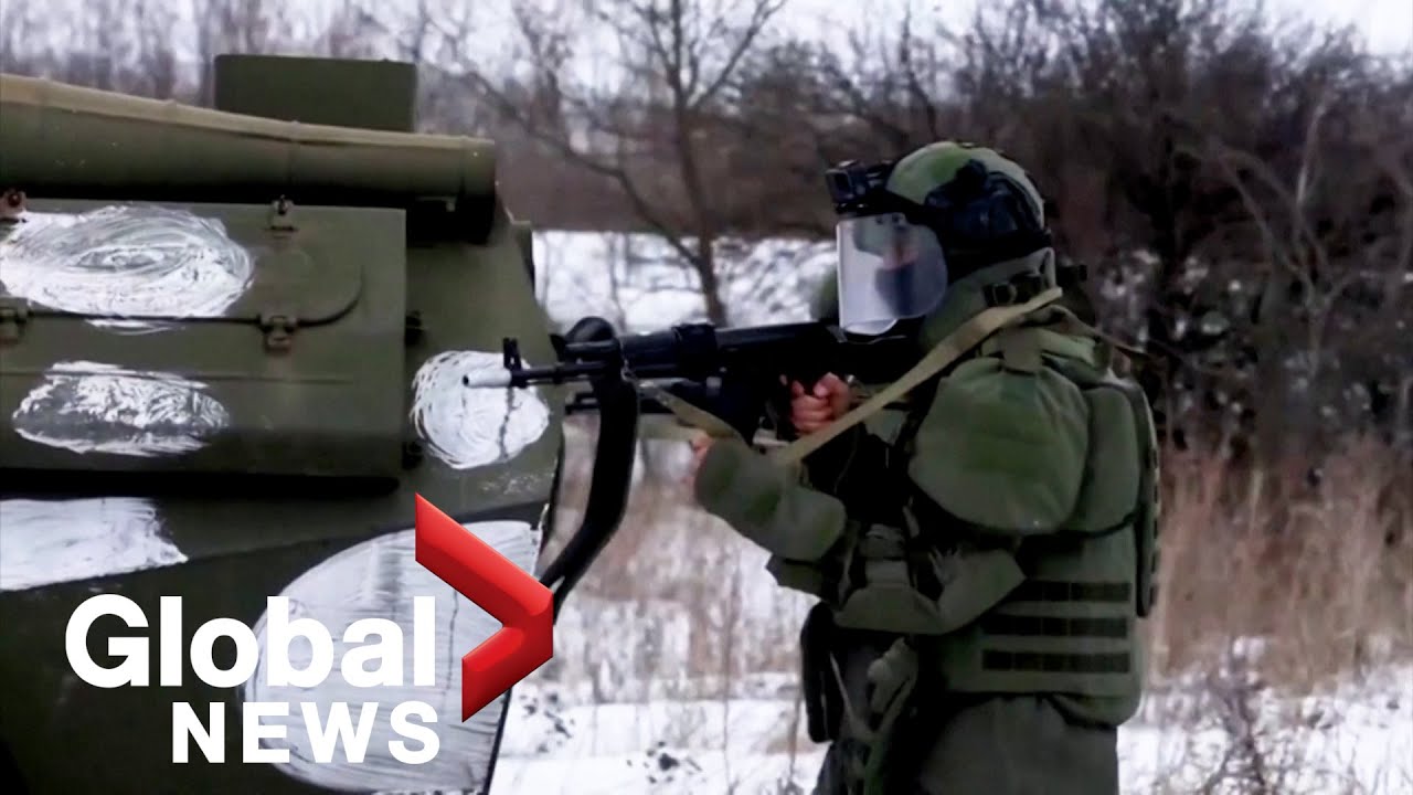 Russia stages military drills in region by Ukraine border