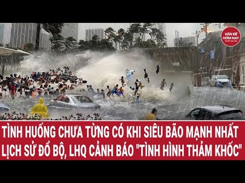 Strongest super typhoon ever makes landfall, catastrophic warning issued