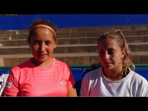 Oumaima AZIZ ET LYNDA  BENKADDOUR vainqueur des doubles ITF/CAT OCC