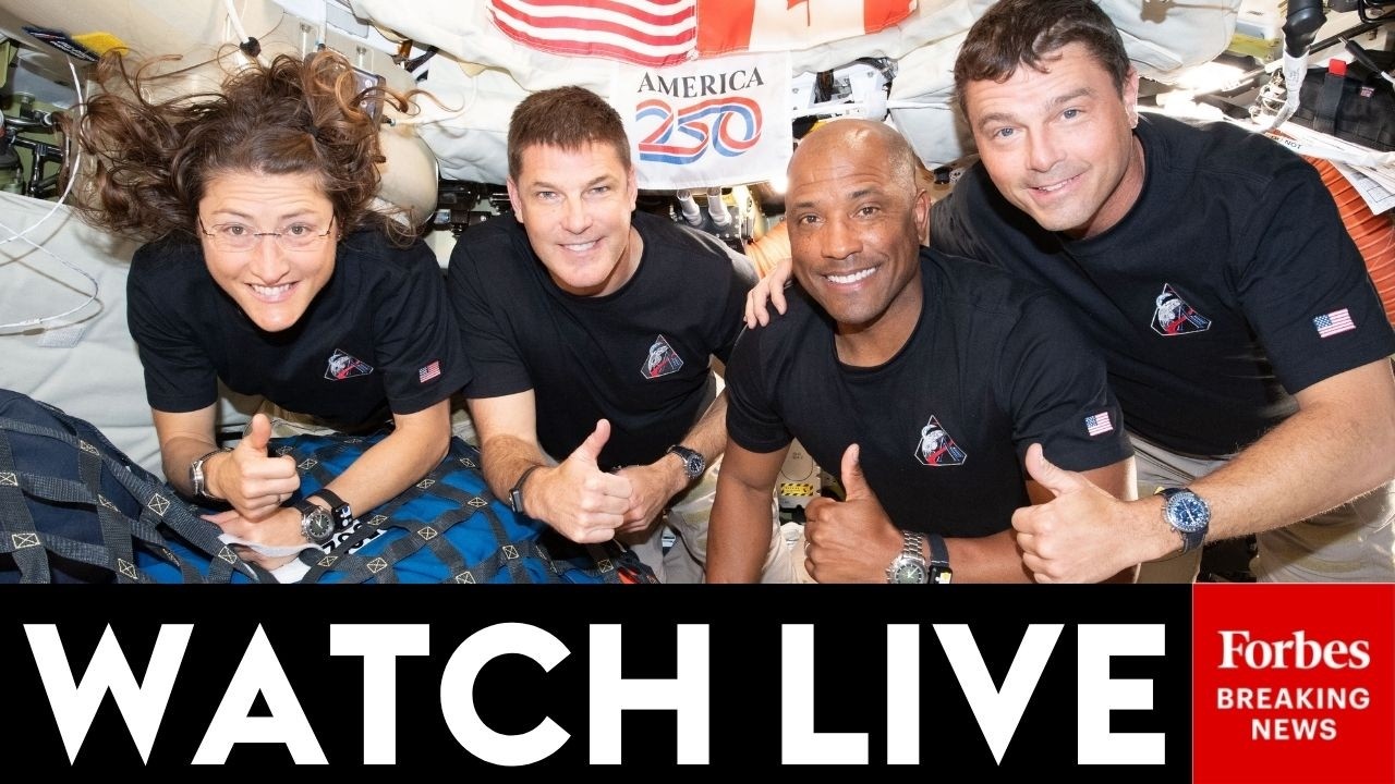 WATCH LIVE: Artemis II Crew Returns To Houston, Texas, After Safely Arriving Back On Earth