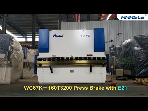 HARSLE 160Tx3200 NC Press brake machine, Metal folder with E21 to Peru