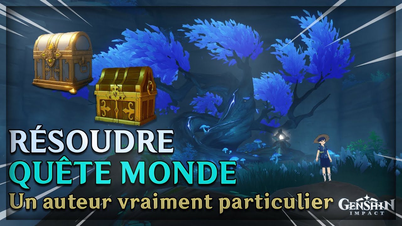 Un auteur vraiment particulier | Enlever brouillard île Tsurumi | Quête & Énigmes | Genshin Impact