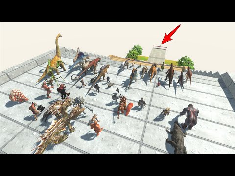 STAIR RACE CHAMPIONS ALL UNITS - Animal Revolt Battle Simulator