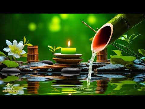 Relaxing Music for Sleep, Meditation Music, Peaceful Music, Bamboo, Water Sounds, Calming Music, BGM
