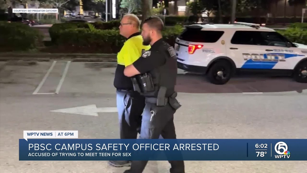 Palm Beach State College safety officer accused of trying to meet boy for sex