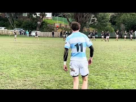 Murray Jensen Cup 2025 Semi-final.  Saint Pats Silverstream 3rdXV v Wellington College 2ndXV. 9.8.25