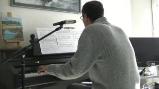 Serge Gainsbourg- Dépression au dessus du jardin(reprise piano-voix)