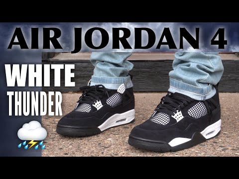 White Thunder Air Jordan 4 Review & On Feet| What You Should Know!!