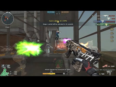 Crossfire NA ( Đột Kích Bắc Mỹ  ) 2.0 : TMP Steyr Change Dual Kebel - Hero Mode X - Zombie V4