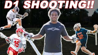 I TRIED THE SHOOTING DRILLS OF THE BEST COLLEGE LACROSSE PLAYERS!