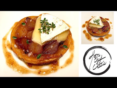 DELICIOUS TART TATIN - Red Onion, Fig and Melted Brie