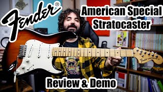 Video thumbnail for Fender American Special Stratocaster (with Texas Specials) | Review & Demo by Sergio Serra Music
