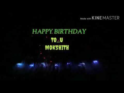 HPY bday mokshith