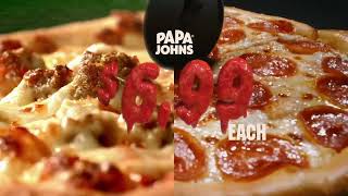 Papa Johns Commercial 2025 - (USA) • Papa Pairings | 2 or more for $6.99