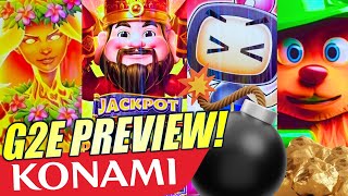 NEW SLOTS FROM KONAMI GAMING! COMING SOON! G2E 2025 Slot Machine Demo Tour