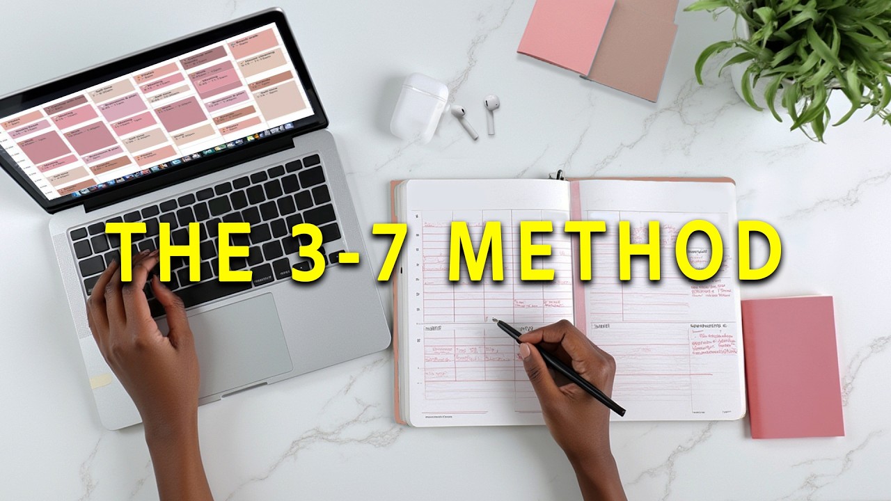 My 3-7 Time Blocking Method to GET EVERYTHING DONE