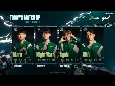 [2023 GSL Season 1] Ro.16 | Группа A: Maru, ByuN, DRG, NightMare