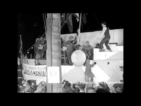 Charlie Chaplin Conducting Orchestra and Belly Dancing at 5th Liberty Loan Drive