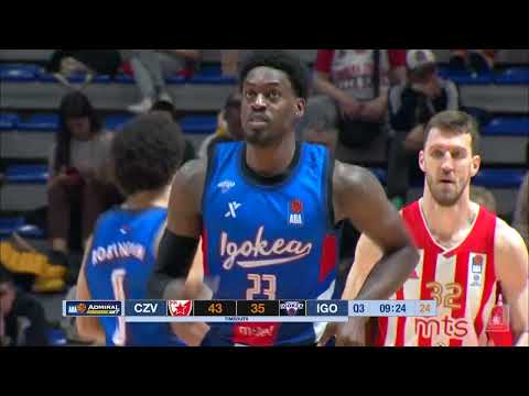 AdmiralBet ABA League 2021/22 highlights, Round 16: Crvena zvezda mts - Igokea m:tel (23.4.2022)