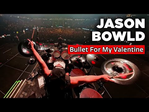 PAISTE CYMBALS - Jason Bowld (Bullet For My Valentine) - live @ Medplus Coliseum, Bogota