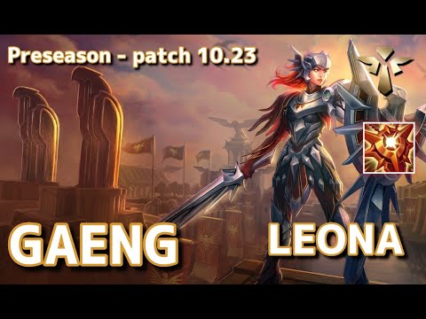 【韓国サーバー/C1/ALL PROS】FA Gaeng レオナ(Leona) VS ESC Harp スレッシュ(Thresh) SUP - Patch10.23 KR Ranked【LoL】
