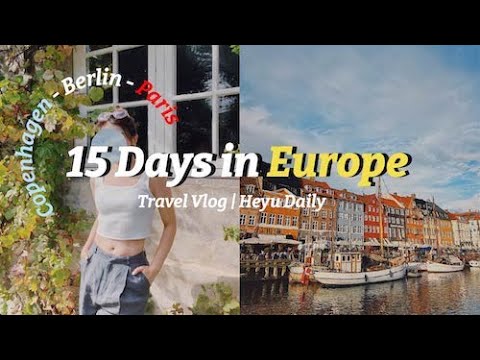 Vlog de viagens | 15 dias na Europa