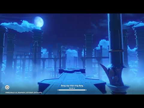 10 hours of Login screen Genshin impact fail for update