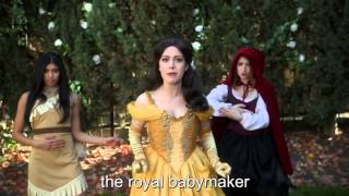 CINDERELLA vs BELLE  Princess Rap Battle Sarah Michelle Gellar &amp; Whitney Avalon