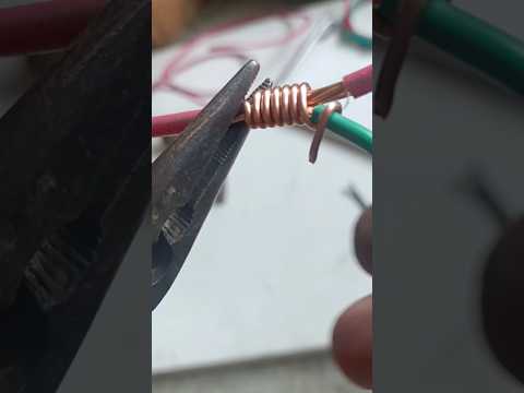 be sure to remember these tricks! how to connect solid wire and stranded wire#shorts #shortvideo