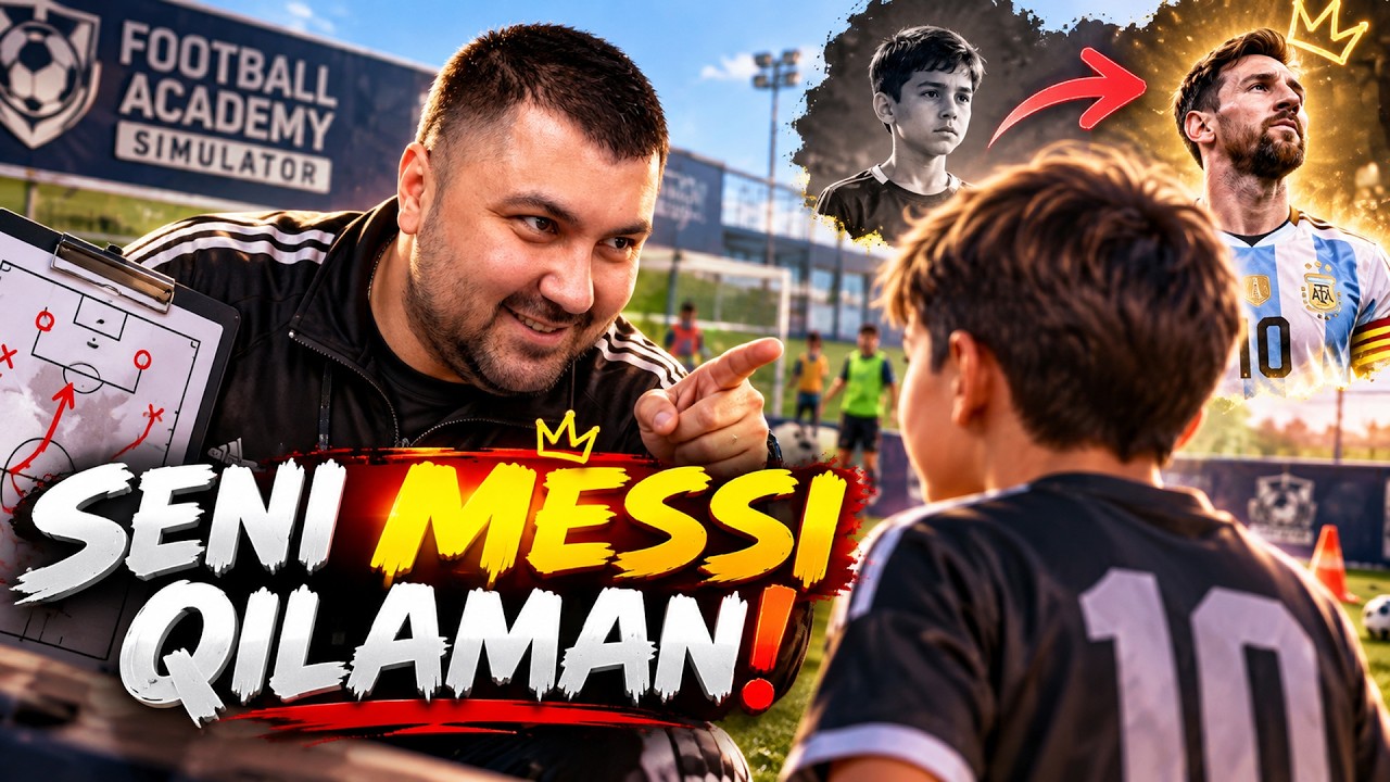 ⚽ SENI MESSI QILAMAN! ➔ Football Academy Simulator #2