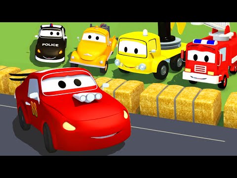 Trkaći Auto - Auto Patrola u Auto Gradu 🚓 🚒 Crtići za djecu