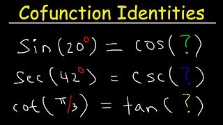 Cofunction Identities Examples & Practice Problems