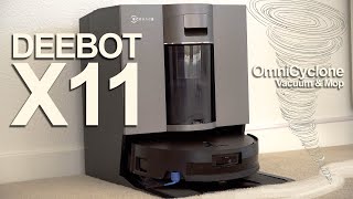 The ECOVACS DEEBOT X11 OmniCyclone is the New #1 Vacuum & Mop!