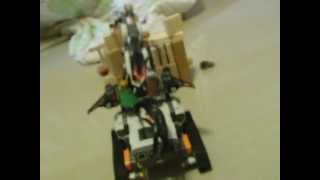 Lego Robot creates a breakout under heavy fire