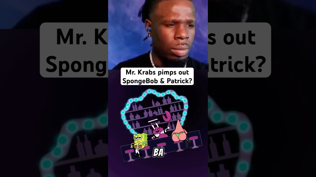 Mr. Krabs fall off must be studied #spongebob #glorb