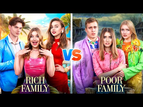 Rich Family vs Bad Family! Who Will Be Millionaires?
