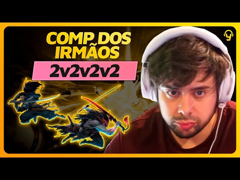 A COMP DOS IRMAOS NO 2v2v2v2 com @nicklink | Lives do Yoda