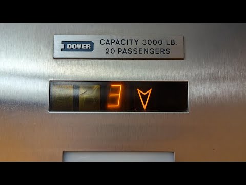 Rare Indicator! Awesome 1980's Dover Hydraulic Elevator - Westfield City Hall, Westfield MA