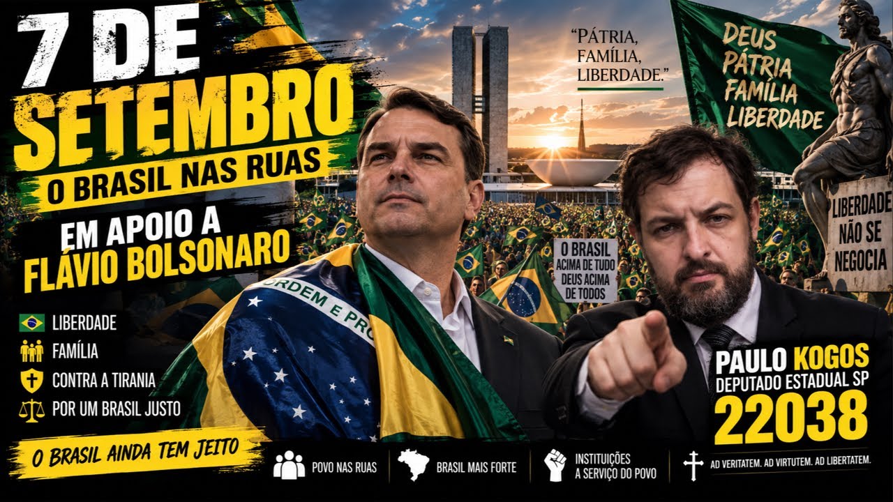 Chamada geral para o 7 de setembro!