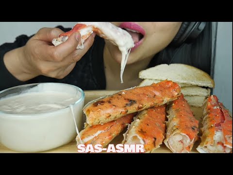 Asmr King Crab Alfredo Cheese Fondue | Sas Asmr | Only...