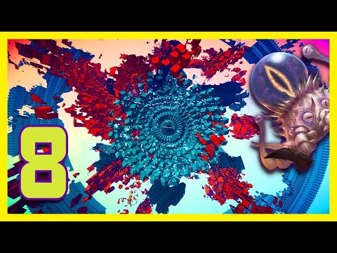 All Hail Blocky Cthulhu! Manifold Garden Walkthrough Blind - Part 8 (Let's Play Manifold Garden)