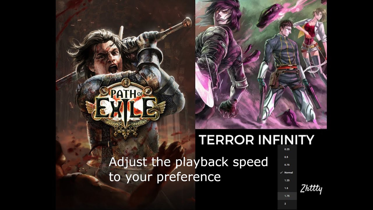 Audio book Terror Infinity Book 1 Chapter 1 - 3 & POE game play