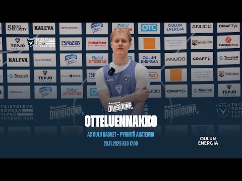 Otteluennakko: AC Oulu Basket – Pyrintö Akatemia 23.11.2025